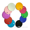 Moda Solid Color Round Nome de Pet Id Tag